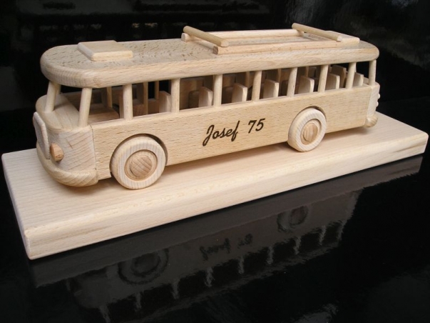 Big drivers gift truck lorry for alcohol wine - Wooden Gifts SOLY